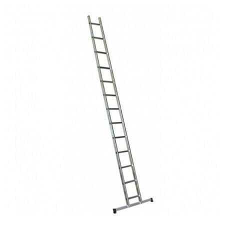 Echelle simple ESCALUX V16002 en alu L375 cm, 13 échelons, H452cm