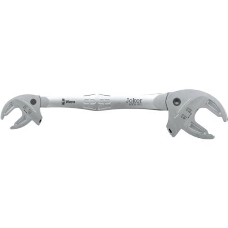 Wera 05020332001 006 Joker S/L Self-Setting Double Open-End Spanner 7/16"; 1/2", 5/8"; 11/16"; 3/4"