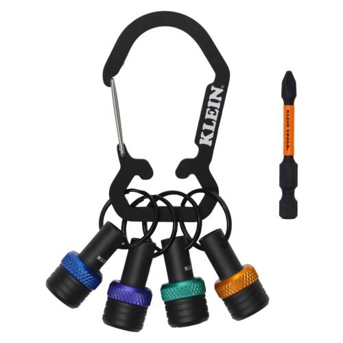 Klein Tools K33850 Bit Holder Keychain Set, 5 Pc.