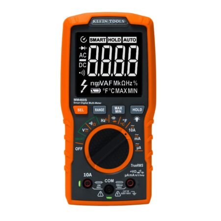 Klein Tools MM460S Smart Digital Multimeter, 600V AC/DC Auto-Ranging