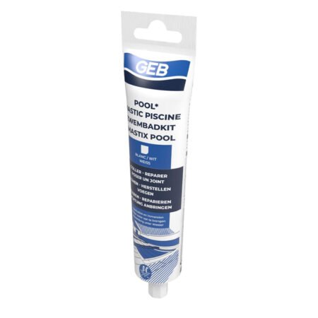 Mastic joint et colle spécial piscine - GEB - 590925 - Blanc - Tube 80 ml