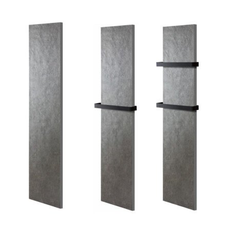 Radiateur électrique pierre naturelle - coloris roche de mer - MARMOX vertical