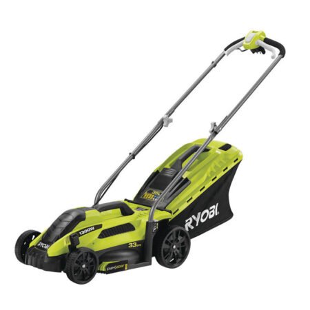 Tondeuse 1300 W RYOBI RLM13E33S - Ø coupe 33 cm - ramassage et mulching